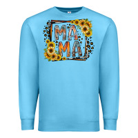 Ocean Blue mama western Premium Sweatshirt - RacoonDesign