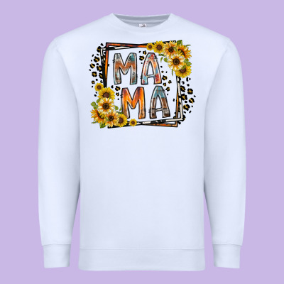 Mama Western Premium Sweatshirt Designed By Racoondesign