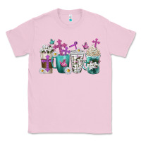 Bubblegum Pink blessed coffee cups Classic Tee - texasbilliewilder