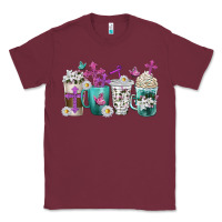 Burgundy blessed coffee cups Classic Tee - texasbilliewilder