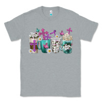 Heather Grey blessed coffee cups Classic Tee - texasbilliewilder
