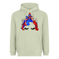 4th Of July Unicorn Heavyweight Hoodie | Teevron