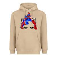 Mushroom 4th of july unicorn Heavyweight Hoodie - Zillion Design Studio
