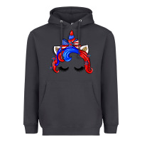 Smoke 4th of july unicorn Heavyweight Hoodie - Zillion Design Studio
