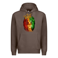 Coffee Juneteenth Lion King Premium Hoodie - LillyAllenDesigns