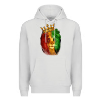 Dove Grey Juneteenth Lion King Premium Hoodie - LillyAllenDesigns
