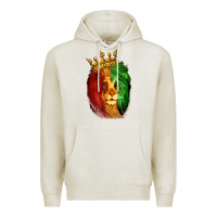 Oatmeal Heather Juneteenth Lion King Premium Hoodie - LillyAllenDesigns