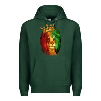Sports Green Juneteenth Lion King Premium Hoodie - LillyAllenDesigns
