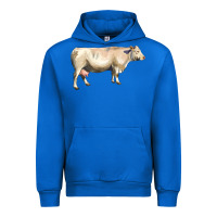 Cobalt charolais cattle Urban Hoodie - LillyAllenDesigns