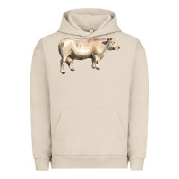 Pigment French Oak charolais cattle Urban Hoodie - LillyAllenDesigns
