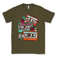 Army Green cassette floral gemstone Classic Tee - FaDigitalArtStudio