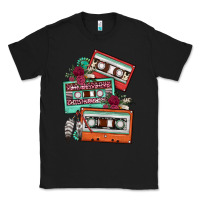 Black cassette floral gemstone Classic Tee - FaDigitalArtStudio
