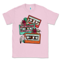 Bubblegum Pink cassette floral gemstone Classic Tee - FaDigitalArtStudio