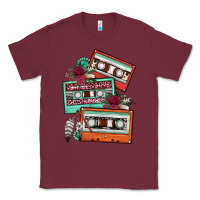 Burgundy cassette floral gemstone Classic Tee - FaDigitalArtStudio