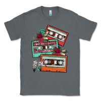 Charcoal Heather cassette floral gemstone Classic Tee - FaDigitalArtStudio