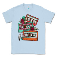 Dusty Blue cassette floral gemstone Classic Tee - FaDigitalArtStudio