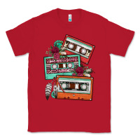 Red cassette floral gemstone Classic Tee - FaDigitalArtStudio
