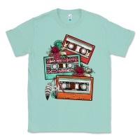 Seafoam cassette floral gemstone Classic Tee - FaDigitalArtStudio