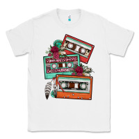 White cassette floral gemstone Classic Tee - FaDigitalArtStudio