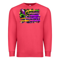 Cardinal mardi gras flag Premium Sweatshirt - RacoonDesign