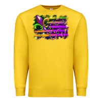 Lemon mardi gras flag Premium Sweatshirt - RacoonDesign