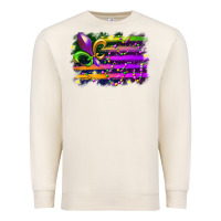 Sandshell mardi gras flag Premium Sweatshirt - RacoonDesign