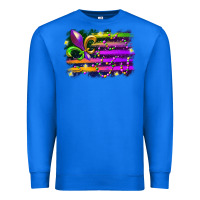 True Royal mardi gras flag Premium Sweatshirt - RacoonDesign