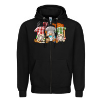 Black bakery gnomes Zipper Hoodie - Zillion Design Studio