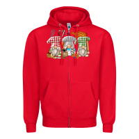 Red bakery gnomes Zipper Hoodie - Zillion Design Studio