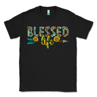 Black blessed life western Classic Tee - texasbilliewilder