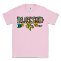 Bubblegum Pink blessed life western Classic Tee - texasbilliewilder