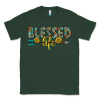 Sports Green blessed life western Classic Tee - texasbilliewilder