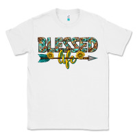 White blessed life western Classic Tee - texasbilliewilder