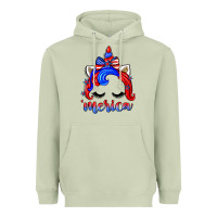 Matcha 4th of july 'merica unicorn Heavyweight Hoodie - Zillion Design Studio