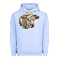 Pigment Grape Ice Charolais Cattle Face Urban Hoodie - LillyAllenDesigns