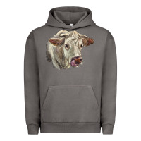 Pigment Tornado Charolais Cattle Face Urban Hoodie - LillyAllenDesigns