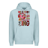 Blue Mist wild thing you make my heart sing Premium Hoodie - NancyCooperArtShop