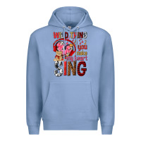 Colony Blue wild thing you make my heart sing Premium Hoodie - NancyCooperArtShop