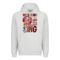 Dove Grey wild thing you make my heart sing Premium Hoodie - NancyCooperArtShop