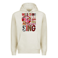 Oatmeal Heather wild thing you make my heart sing Premium Hoodie - NancyCooperArtShop