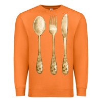 Carrot spoon fork knife fa element Premium Sweatshirt - FaDigitalArtStudio