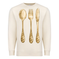 Sandshell spoon fork knife fa element Premium Sweatshirt - FaDigitalArtStudio