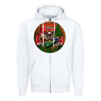 Baby Cow Christmas Zipper Hoodie | Teevron