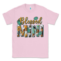 Bubblegum Pink blessed mini with leopard and aztec Classic Tee - texasbilliewilder
