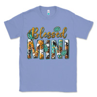 Colony Blue blessed mini with leopard and aztec Classic Tee - texasbilliewilder