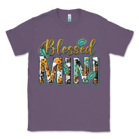 Lavender blessed mini with leopard and aztec Classic Tee - texasbilliewilder