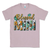 Lilac blessed mini with leopard and aztec Classic Tee - texasbilliewilder