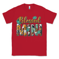Red blessed mini with leopard and aztec Classic Tee - texasbilliewilder