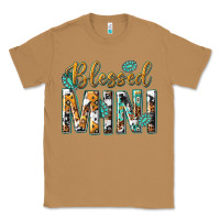 Toasted Coconut blessed mini with leopard and aztec Classic Tee - texasbilliewilder