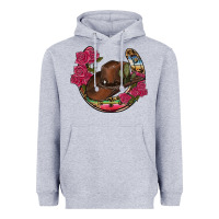 Heather Grey western serape horseshoe Heavyweight Hoodie - RanaPortraitStore